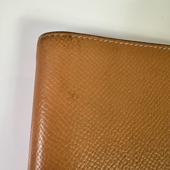 Hermes Tan Leather Notebook Agenda Cover Holder - Picture 5 of 16